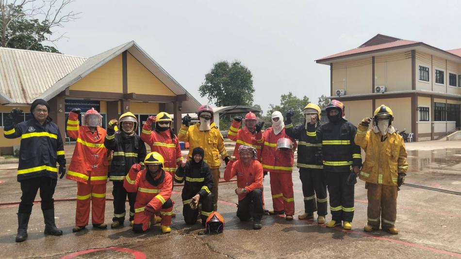 ซ้อมแผนอัคคีภัยตำบลรามราช